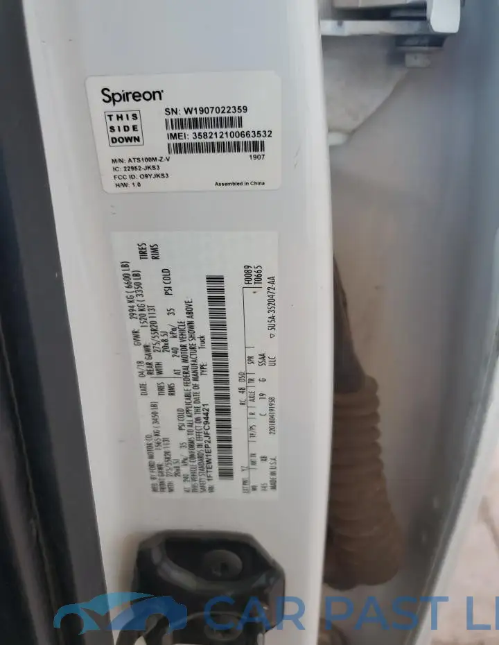 1FTEW1EP2JFC94421# 12