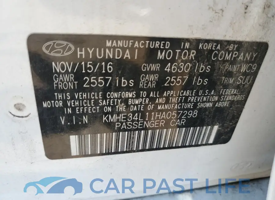 KMHE34L11HA057298# 13