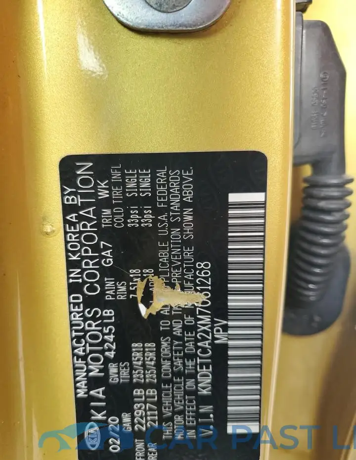KNDETCA2XM7061268# 13