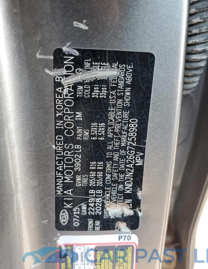 KNDJN2A26G7258980# 13