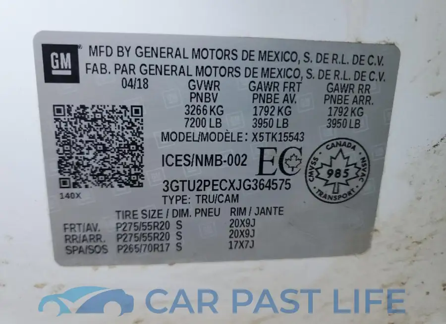 3GTU2PECXJG364575# 12