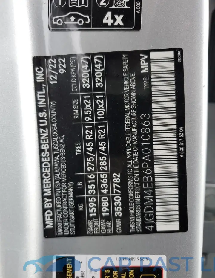 4JGDM4EB6PA010863# 12