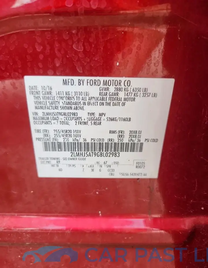 2LMHJ5AT9GBL02983# 13