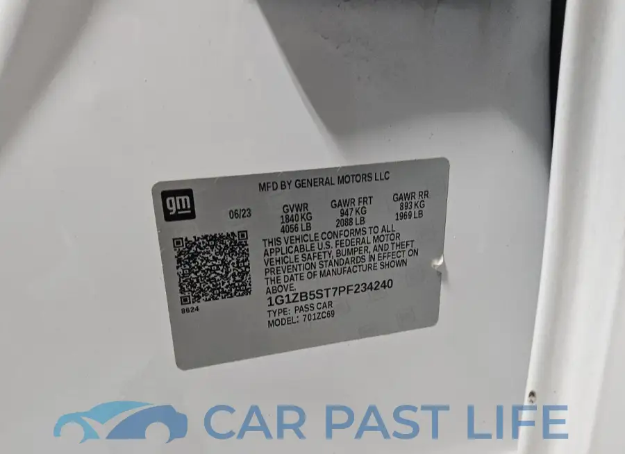 1G1ZB5ST7PF234240# 12