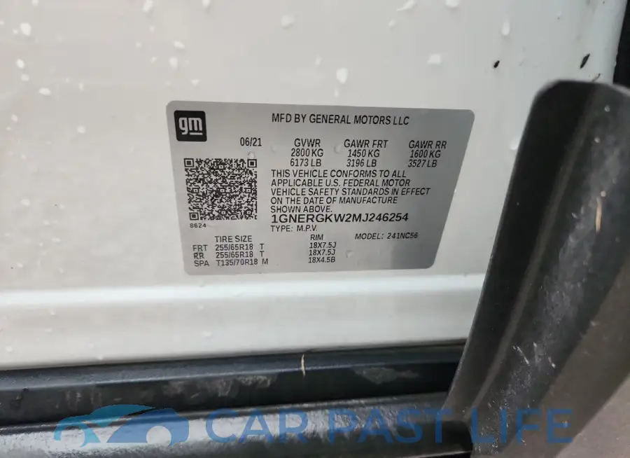 1GNERGKW2MJ246254# 14