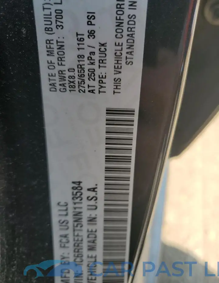 1C6RREFT5NN113584# 12