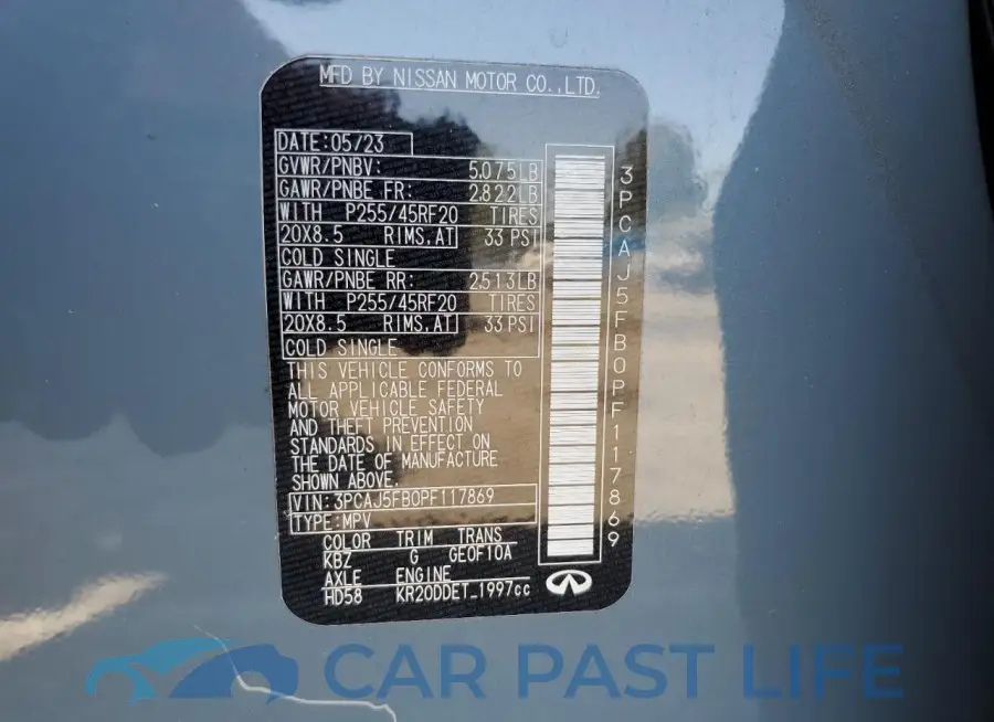 3PCAJ5FB0PF117869# 13