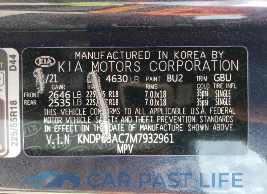 KNDP63AC7M7932961# 13