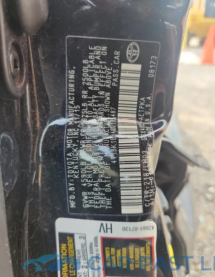 4T1BK1EB4GU195487# 12