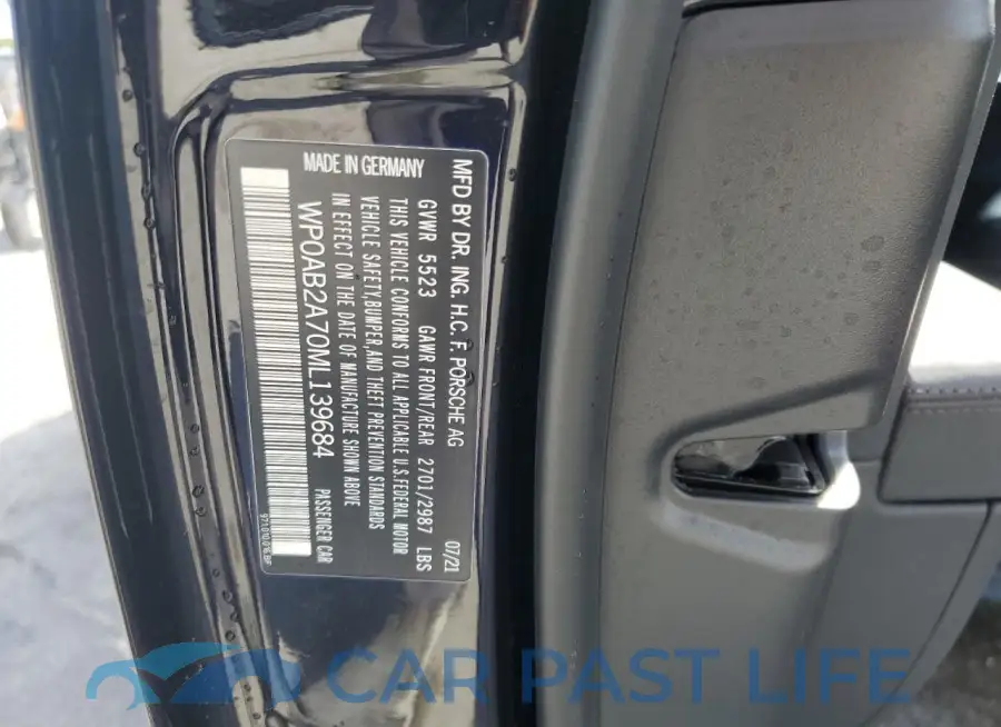 WP0AB2A70ML139684# 12