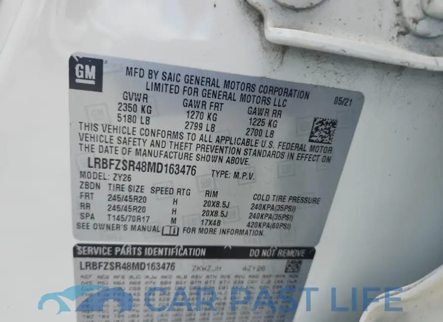 LRBFZSR48MD163476# 12
