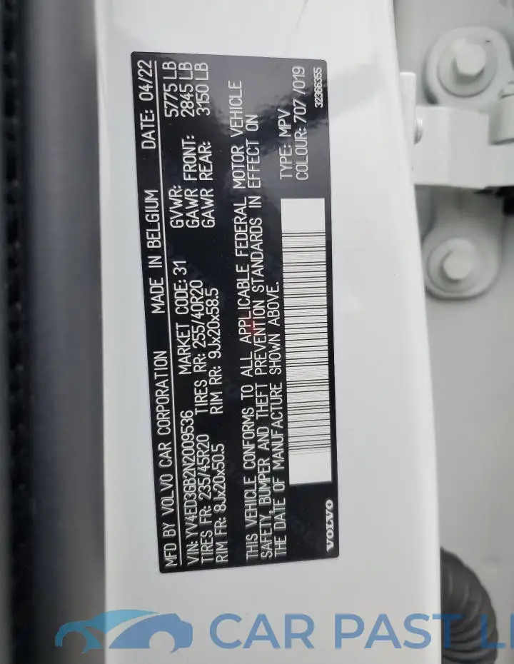 YV4ED3GB2N2009536# 14