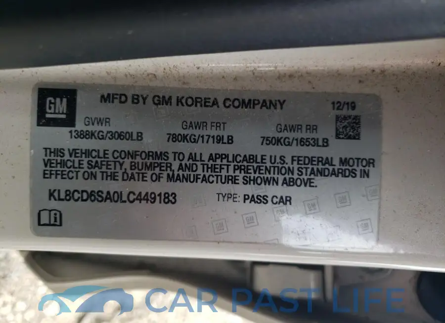 KL8CD6SA0LC449183# 13