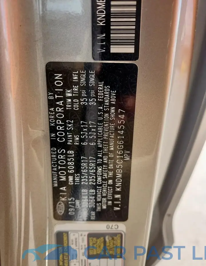 KNDMB5C16G6145547# 13