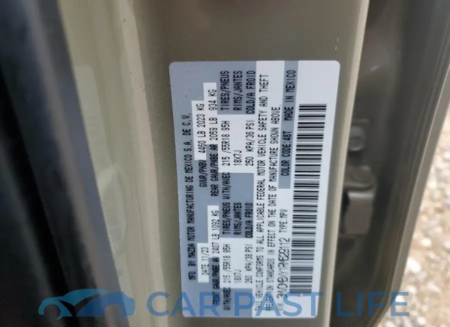3MVDMBXY1RM629112# 12