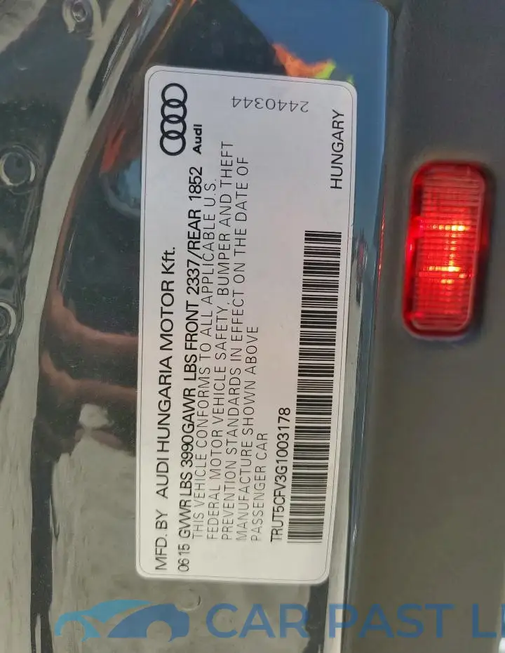 TRUT5CFV3G1003178# 13