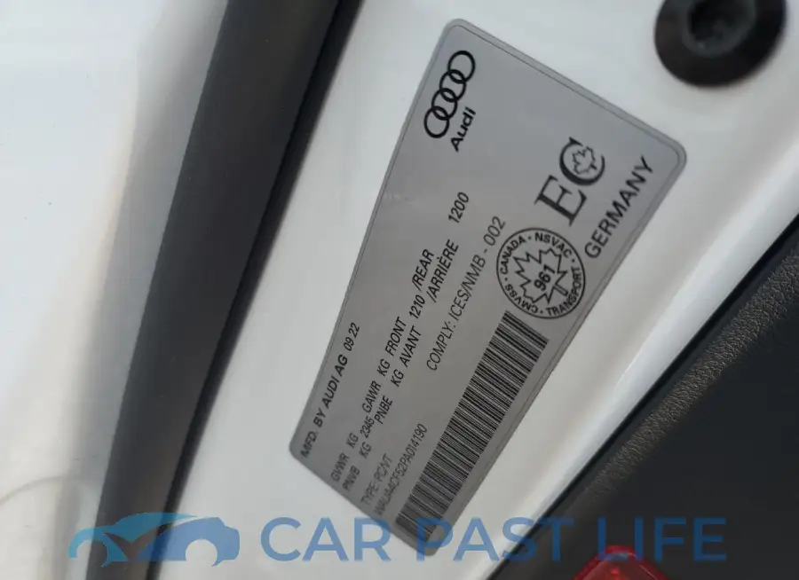 WAUA4CF52PA014190# 13
