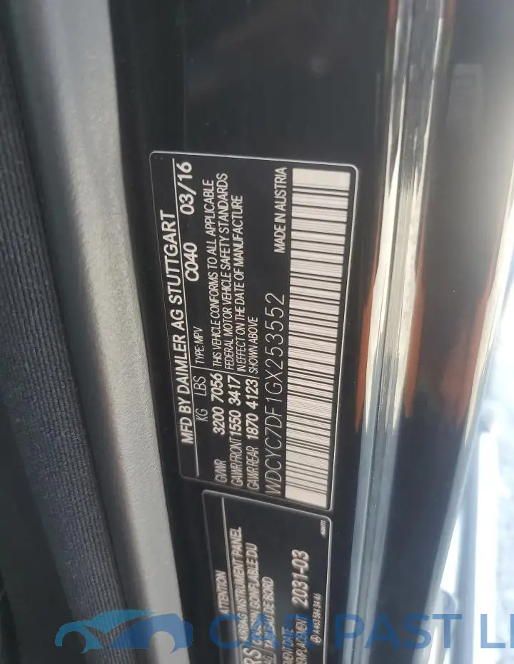 WDCYC7DF1GX253552# 13