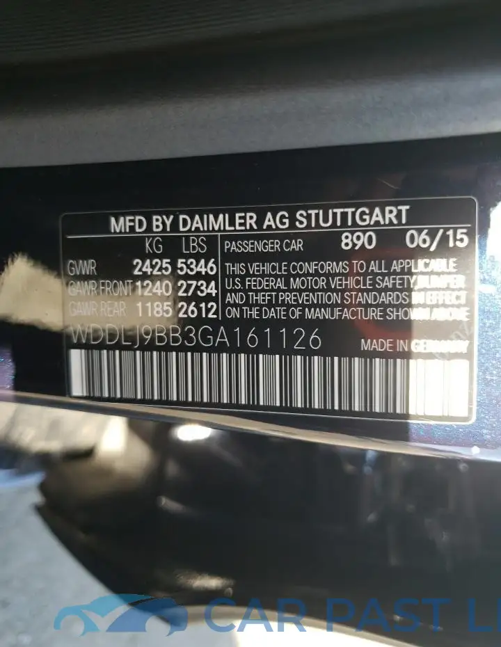 WDDLJ9BB3GA161126# 13