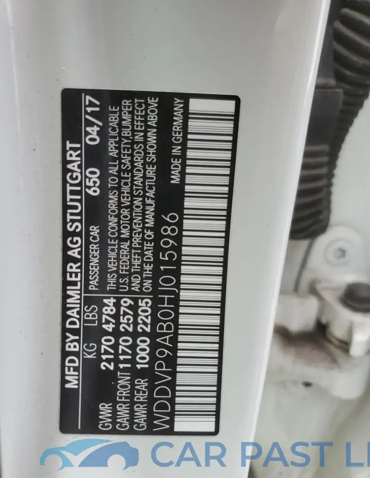 WDDVP9AB0HJ015986# 12