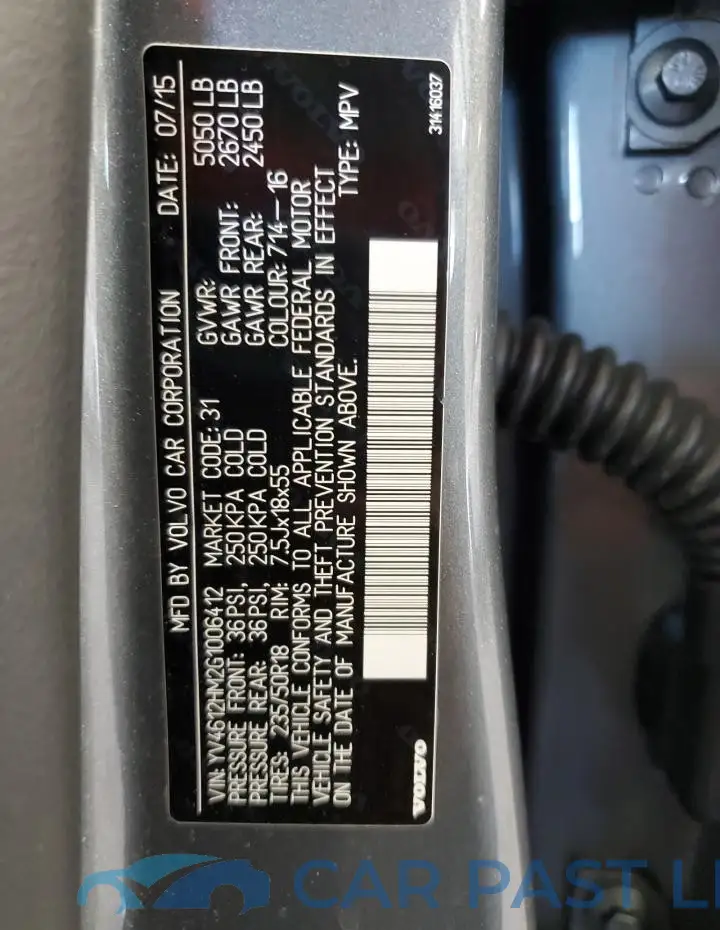 YV4612HM2G1006412# 12