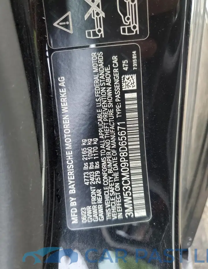 3MW53CM09P8D65671# 13