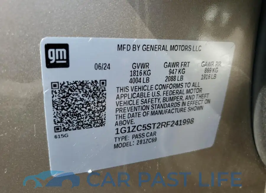 1G1ZC5ST2RF241998# 12