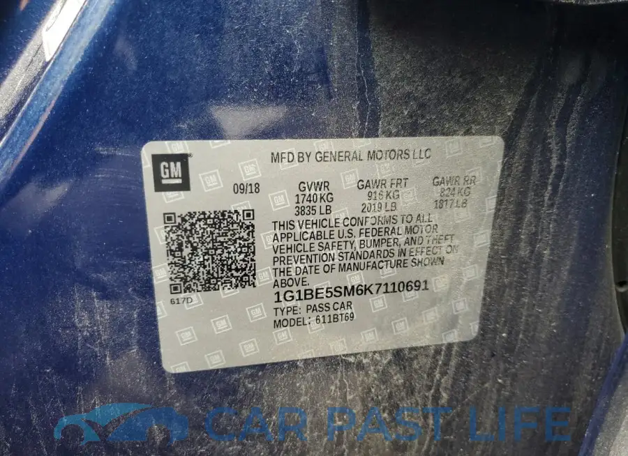 1G1BE5SM6K7110691# 12