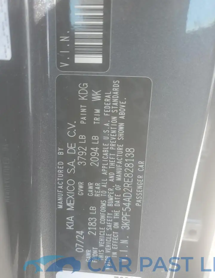 3KPF54AD2RE828138# 12