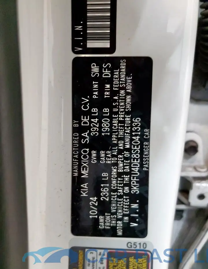 3KPFU4DE8SE041336# 12