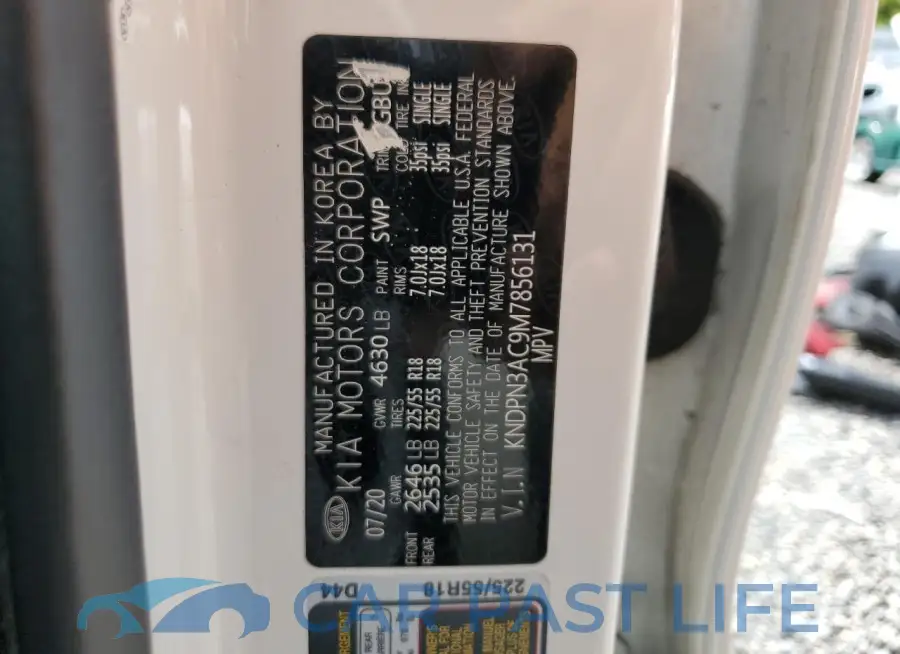 KNDPN3AC9M7856131# 14