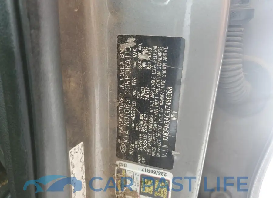 KNDPM3AC3J7456368# 12