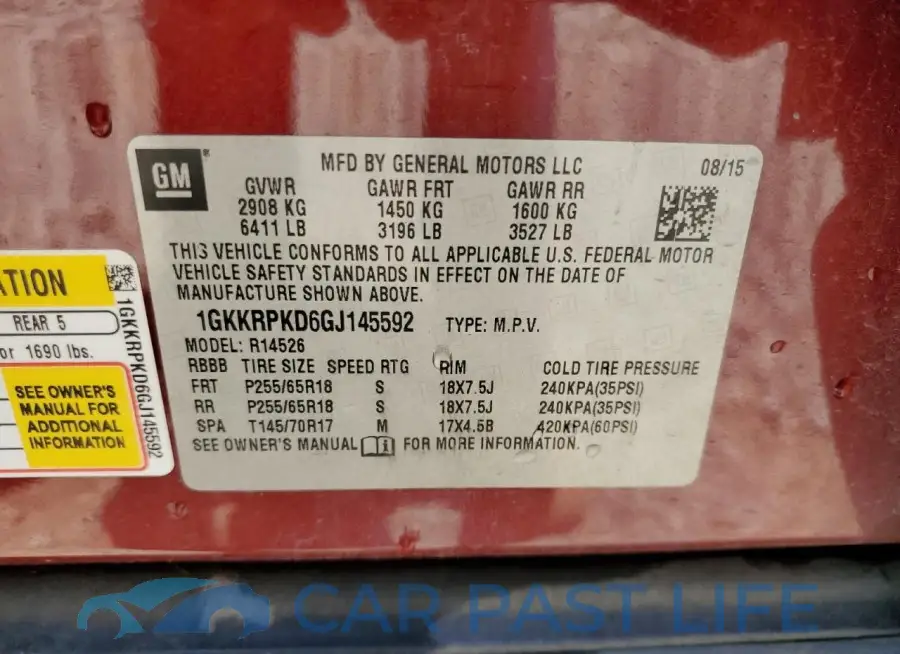 1GKKRPKD6GJ145592# 13