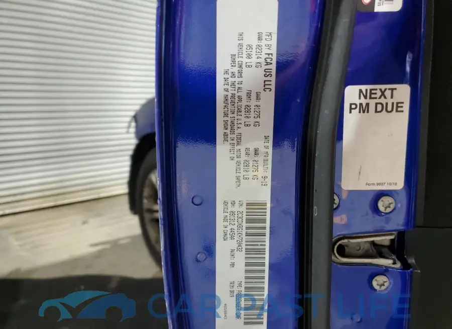 2C3CDXBG1KH720432# 13