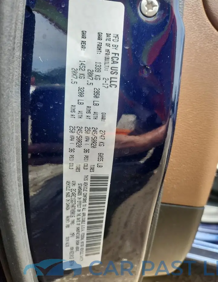 2C4RC1GG7HR709016# 13