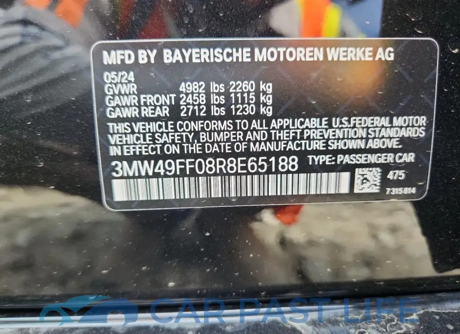 3MW49FF08R8E65188# 13