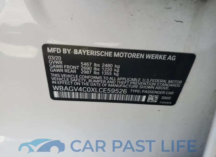WBAGV4C0XLCE59526# 12