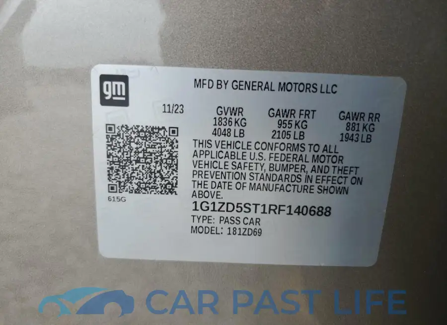 1G1ZD5ST1RF140688# 12