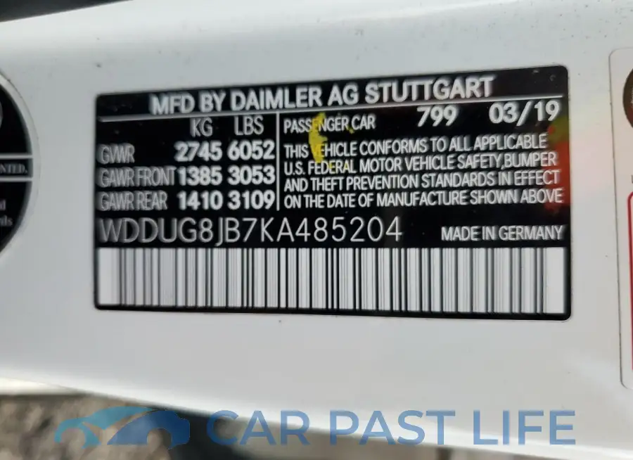 WDDUG8JB7KA485204# 13
