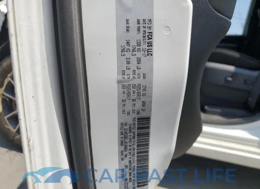 2C4RDGBG1JR164654# 13
