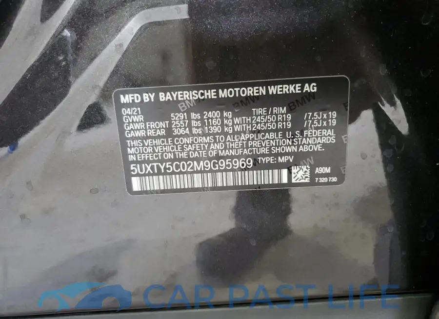 5UXTY5C02M9G95969# 13