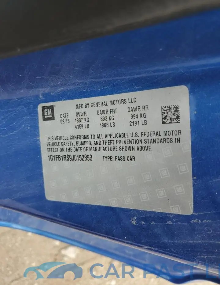 1G1FB1RS9J0152853# 12