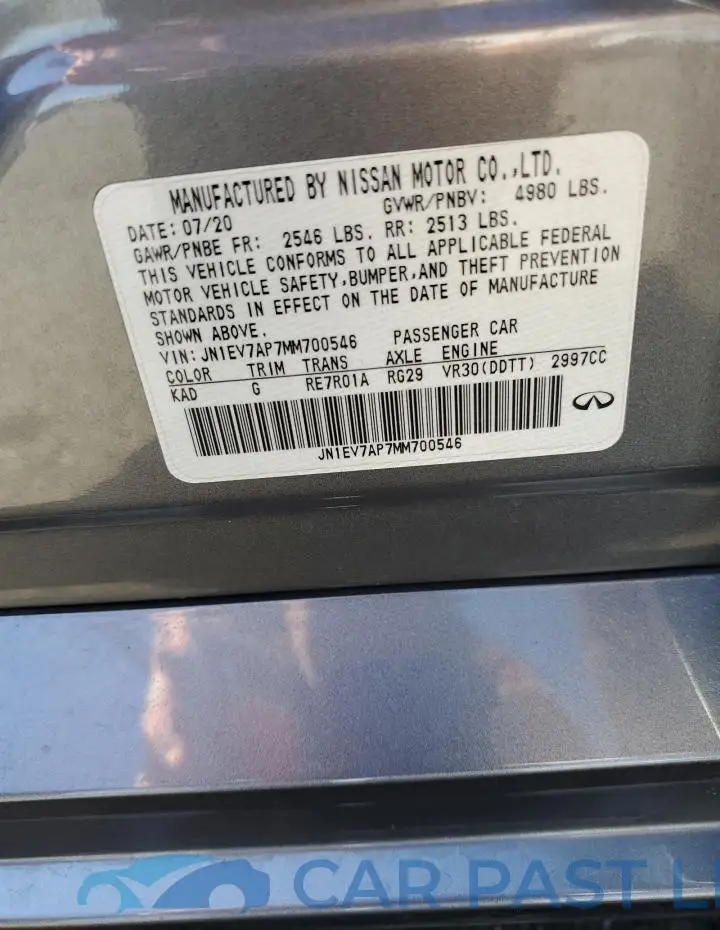 JN1EV7AP7MM700546# 12