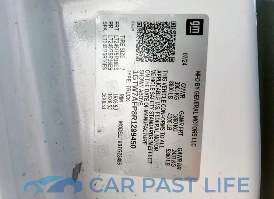 1GTW7AFP8R1239450# 13