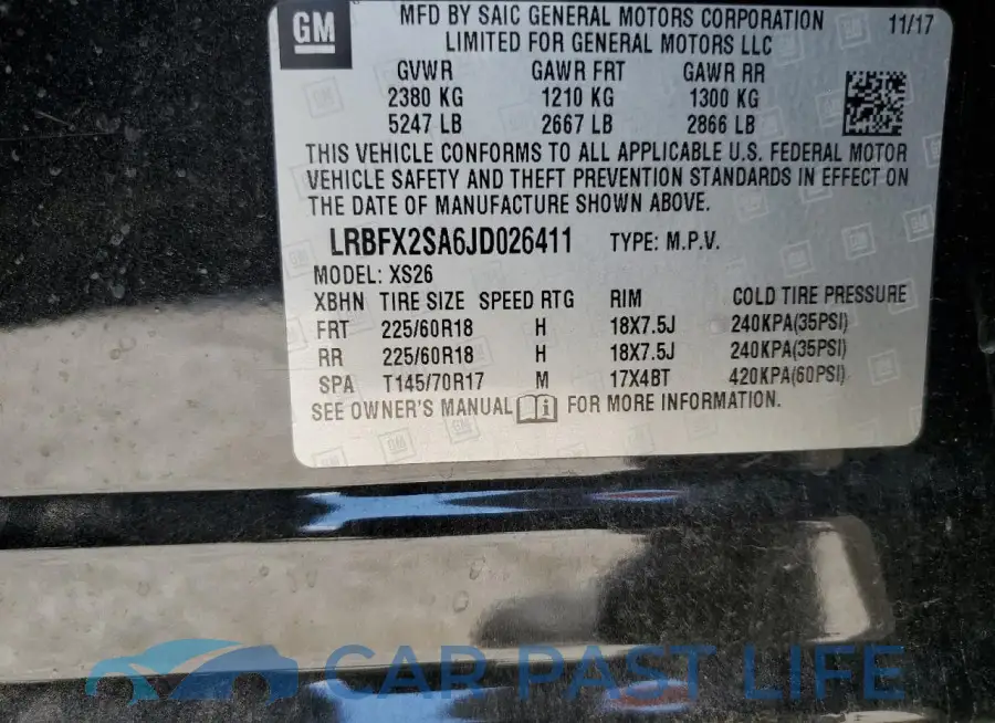 LRBFX2SA6JD026411# 13