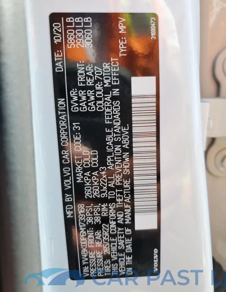 YV4BK0DP6M1739168# 13