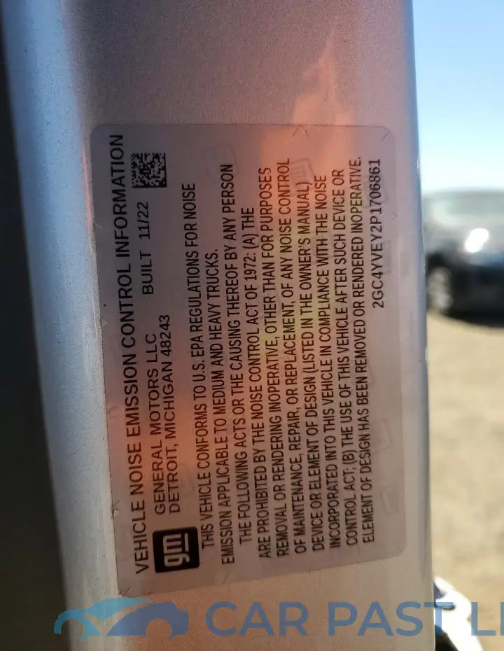2GC4YVEY2P1706861# 12
