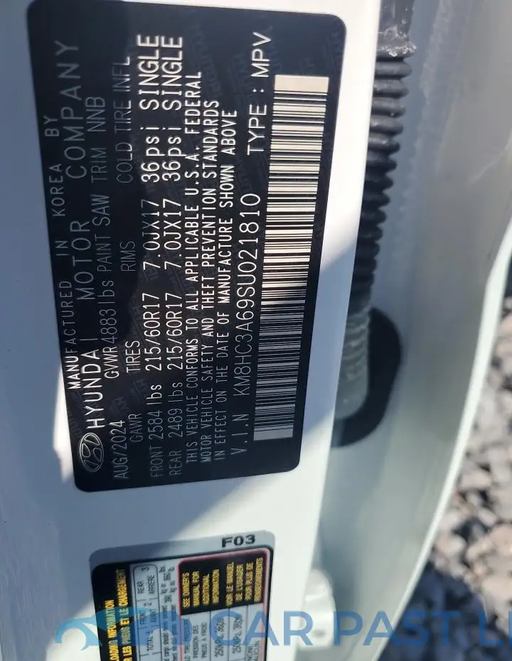 KM8HC3A69SU021810# 14