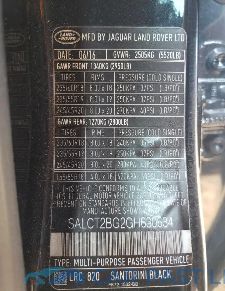 SALCT2BG2GH630634# 12