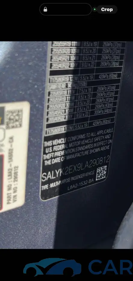 SALYK2EX9LA290812# 10